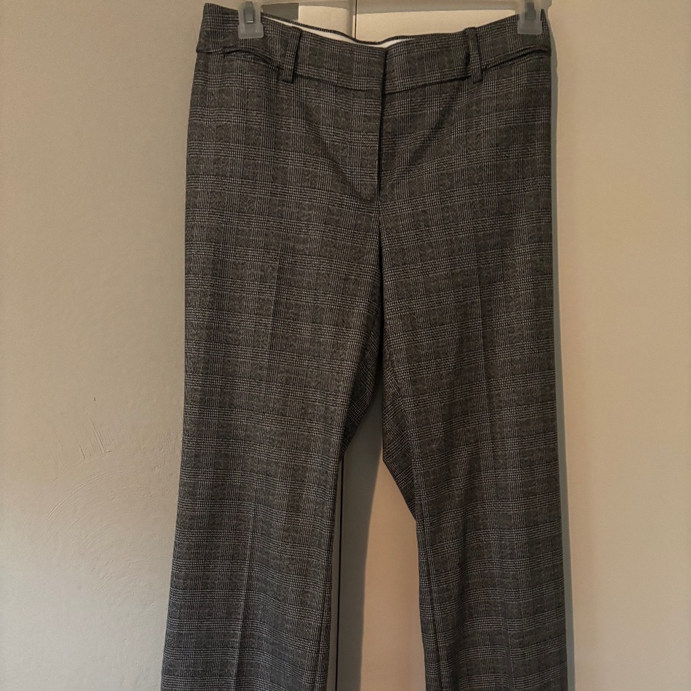 Loft Julia black/grey checked trousers. Excellent condition.